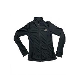 DC Women's Black Athletic Zip-Up Jacket Size Small